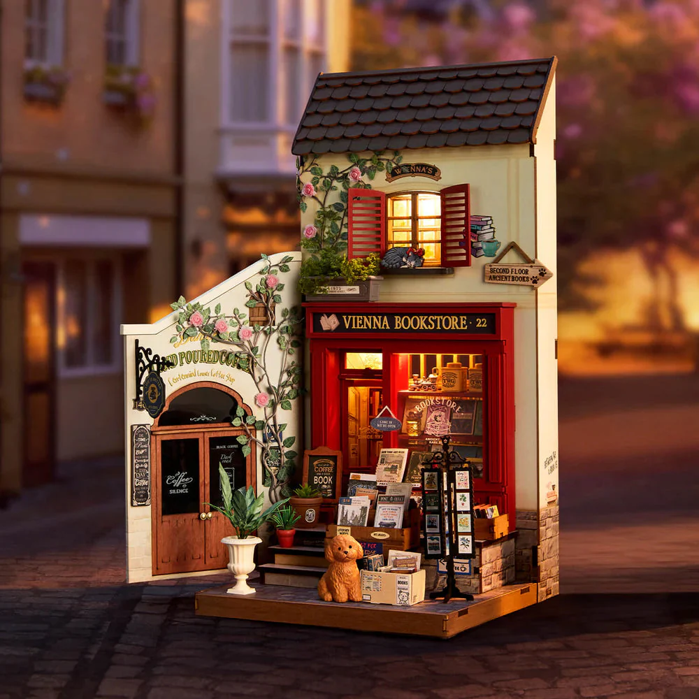 1040-robotime-diy-travel-street-vienna-bookstore-4.webp Robotime DIY Travel Street Vienna Bookstore