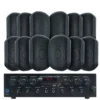 Weconic Outdoor Speaker Package with 480W Bluetooth Amplifier