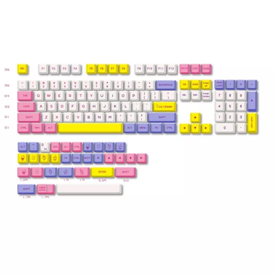1225-royal-kludge-rk-xda-2-key-cap-replacement-set-1.webp Royal Kludge RK-XDA-2 Key Cap Replacement Set