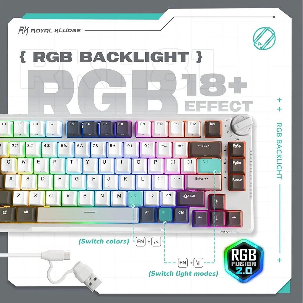 1228-royal-kludge-rkh81-tri-model-rgb-hot-swap-mechanical-keyboard-white-with-blue-switch--3.webp Royal Kludge RKH81 Tri Model RGB Hot Swap Mechanical Keyboard (White with Blue Switch)