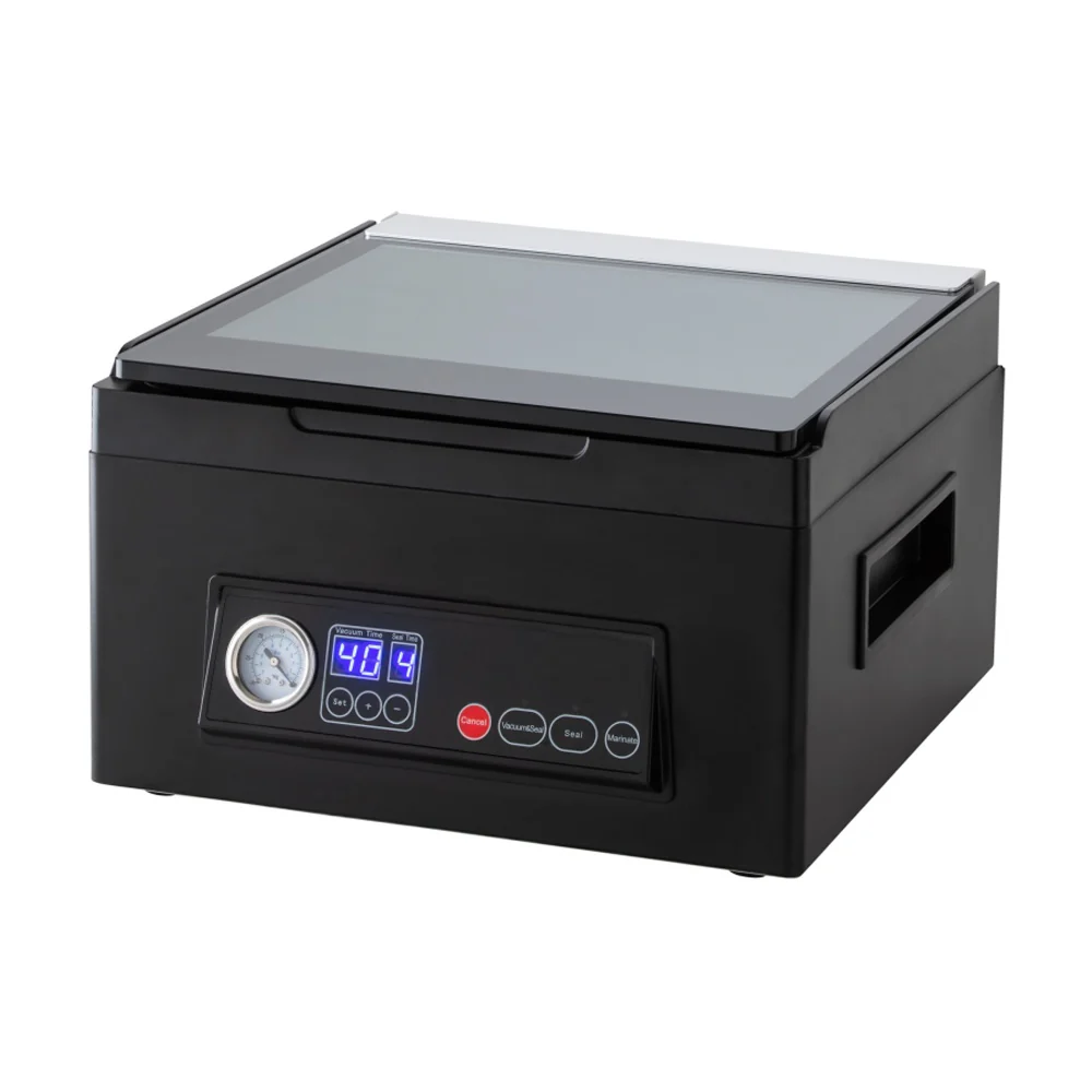 1230-proline-domestic-vacuum-chamber-stainless-steel-food-sealer-black-6-5l-1.webp Proline Domestic Vacuum Chamber Stainless Steel Food Sealer Black 6.5L