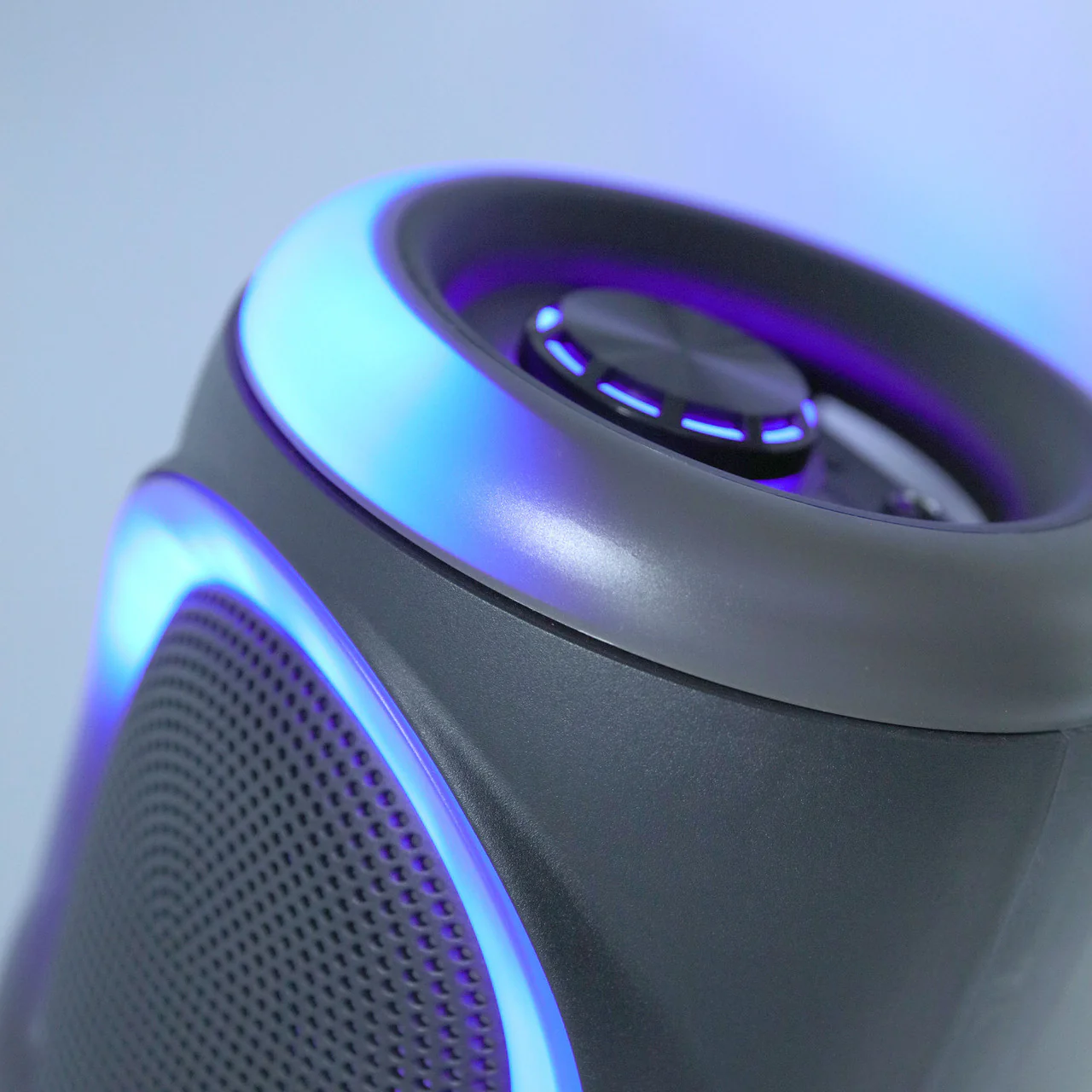 1292-laser-bluetooth-party-speaker-with-rgb-lights-and-wireless-mic-black--9.webp Laser Bluetooth Party Speaker with RGB Lights and Wireless Mic (Black)