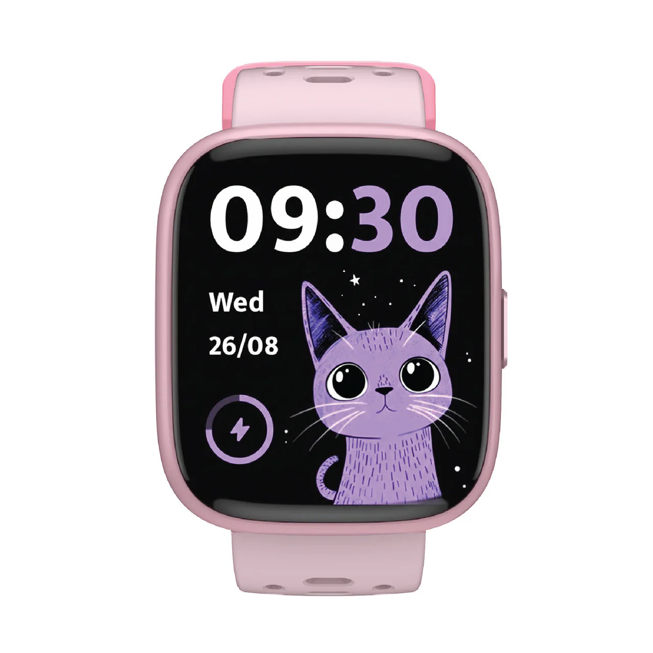 Laser v-Fitness Kids Smart Watch with Apple Find My (Pink)