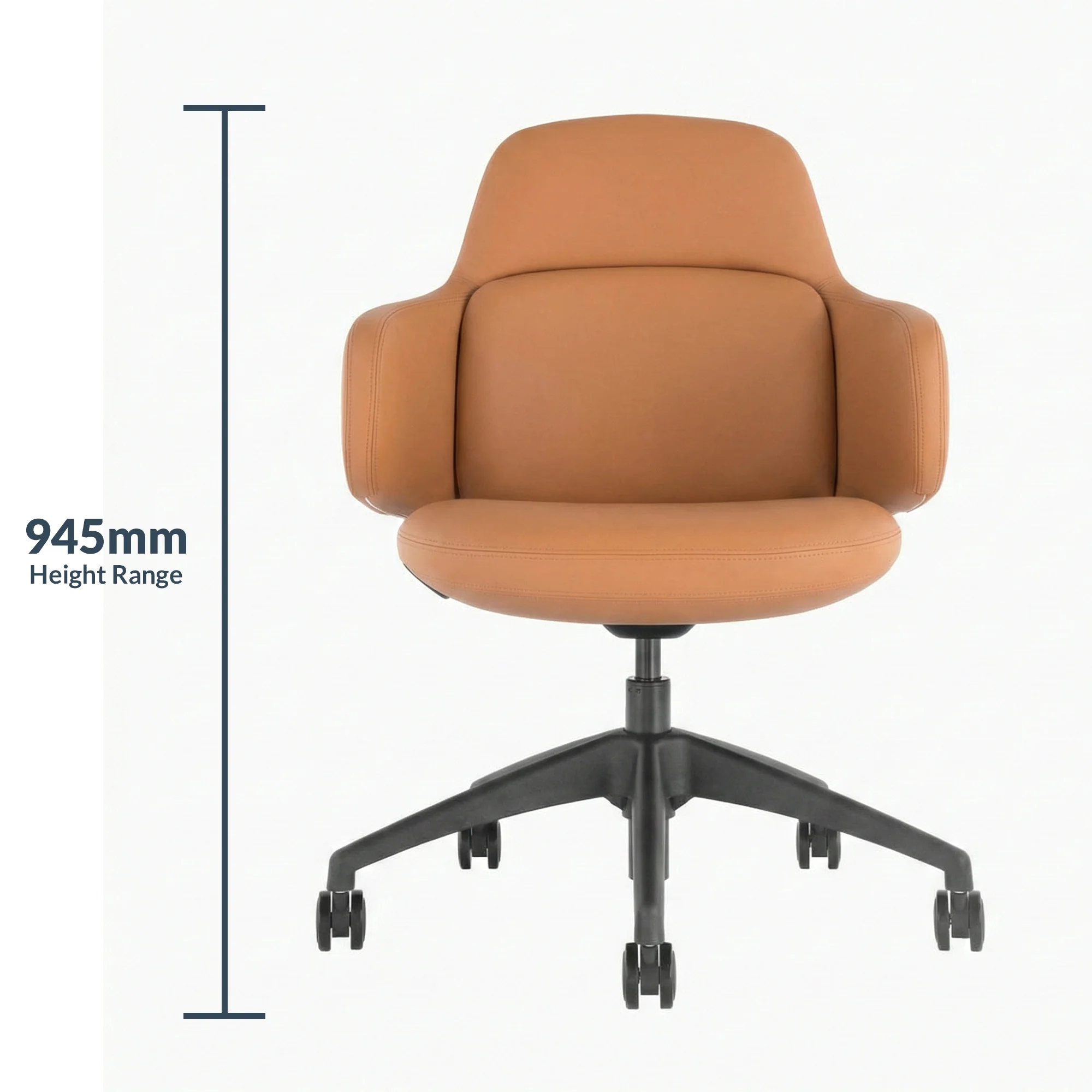 Desky Arco Office Chair - Golden Yellow