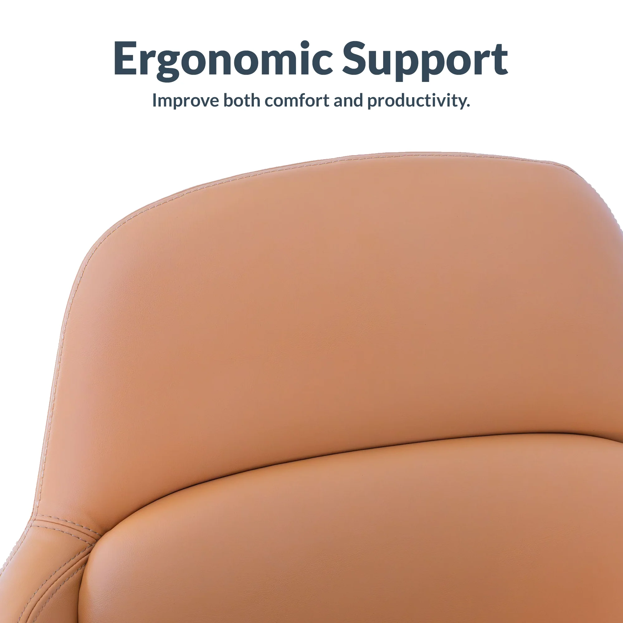 Desky Arco Office Chair - Golden Yellow