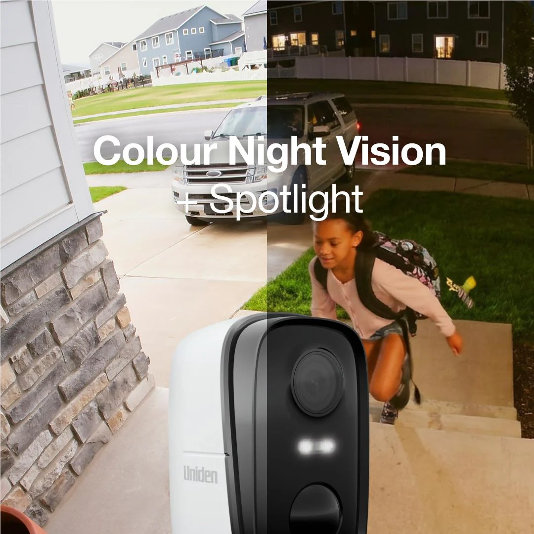 Uniden App Cam Solo  X2K Outdoor Wirefree Security Camera 2 Pack