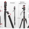 Ulanzi TT31 Claw Quick Release Camera Tripod & Monopod T050CNB1