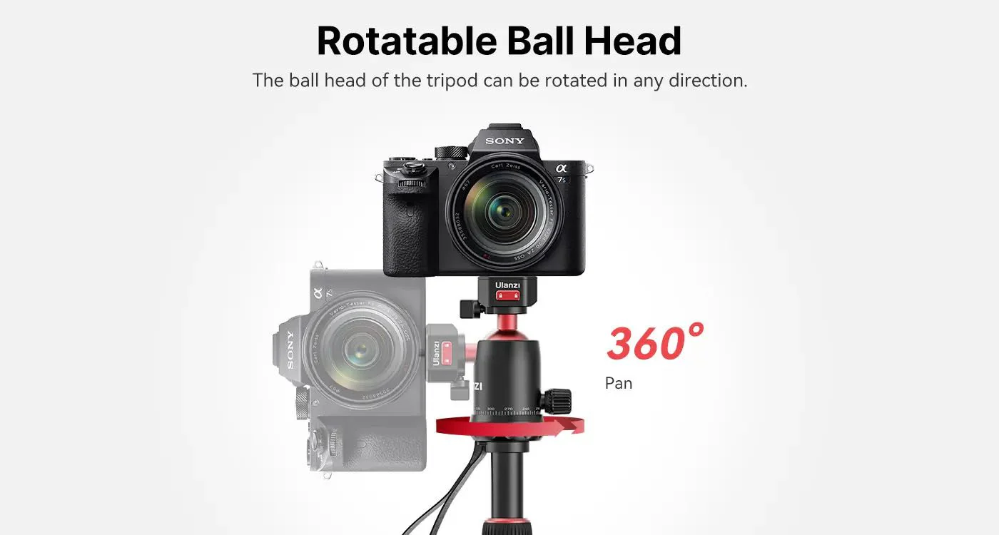 Ulanzi TT31 Claw Quick Release Camera Tripod & Monopod T050CNB1