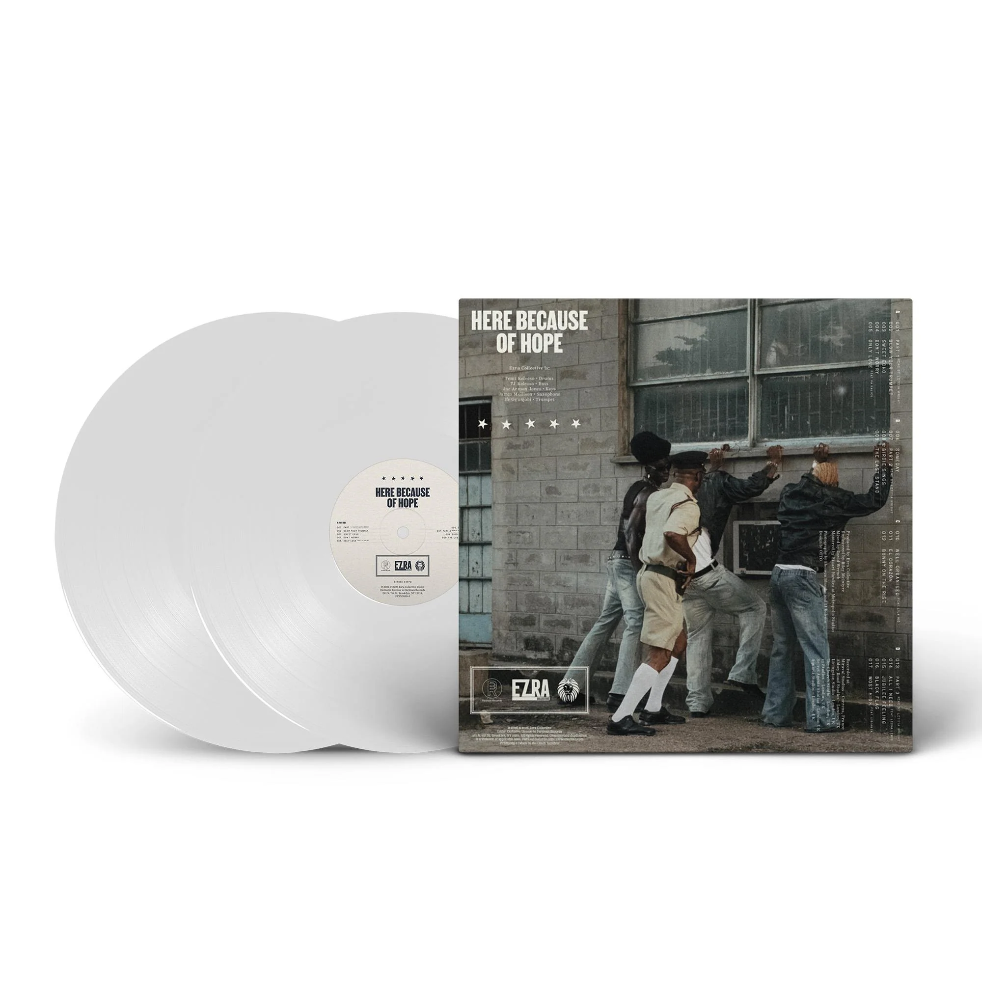 Here Because of Hope (Transparent White Vinyl)