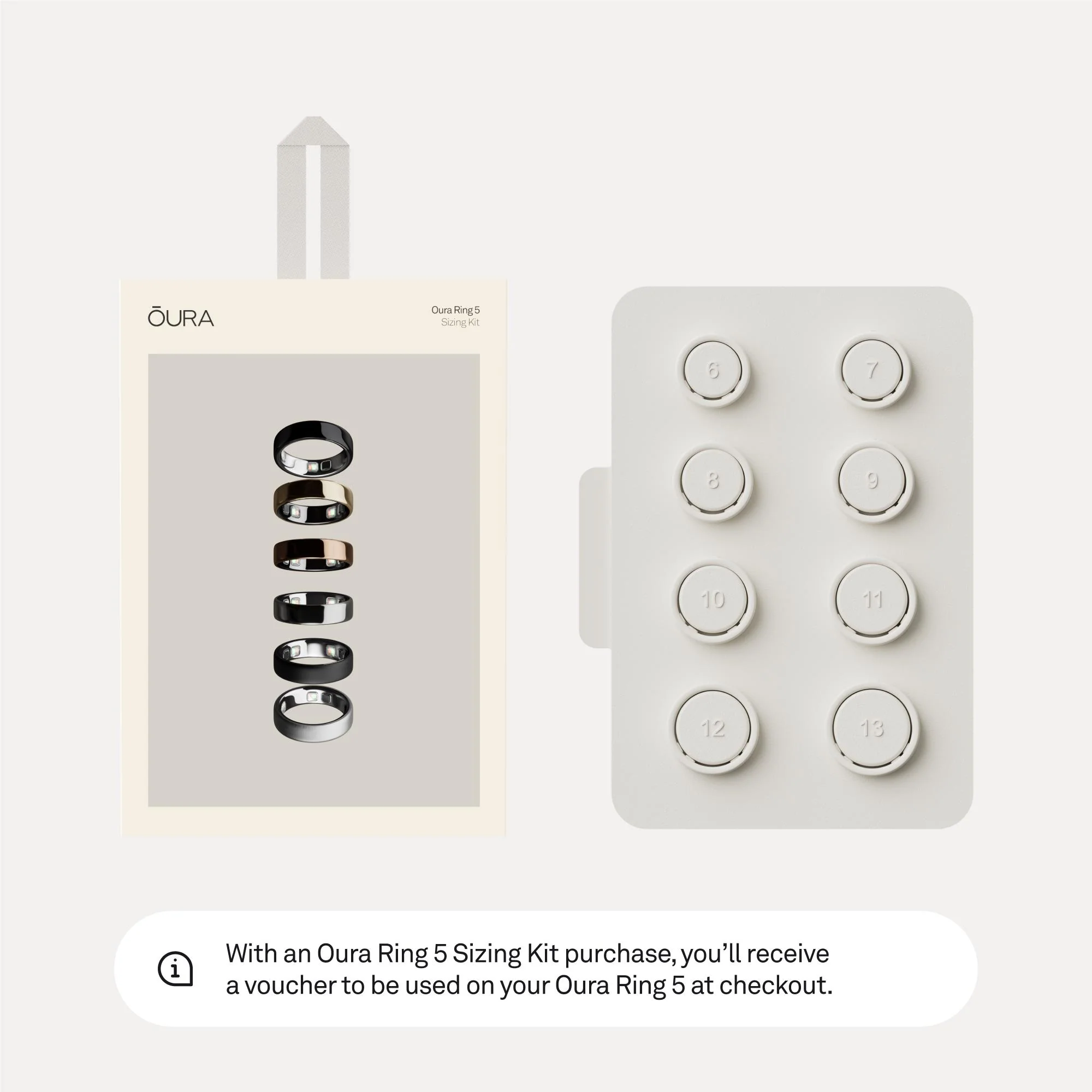 Oura Ring 5 Sizing Kit
