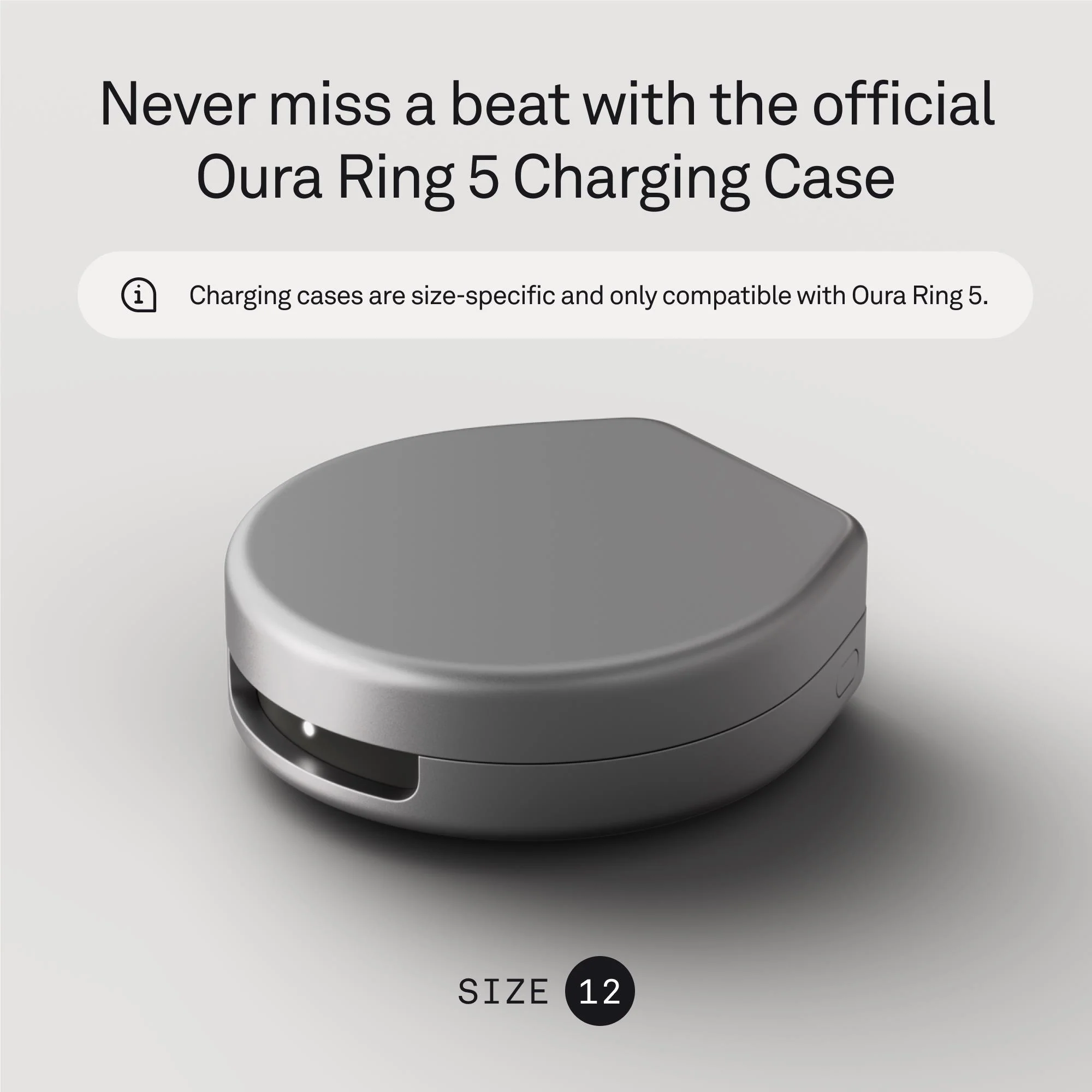Oura Ring 5 [Size 12] Portable Charger