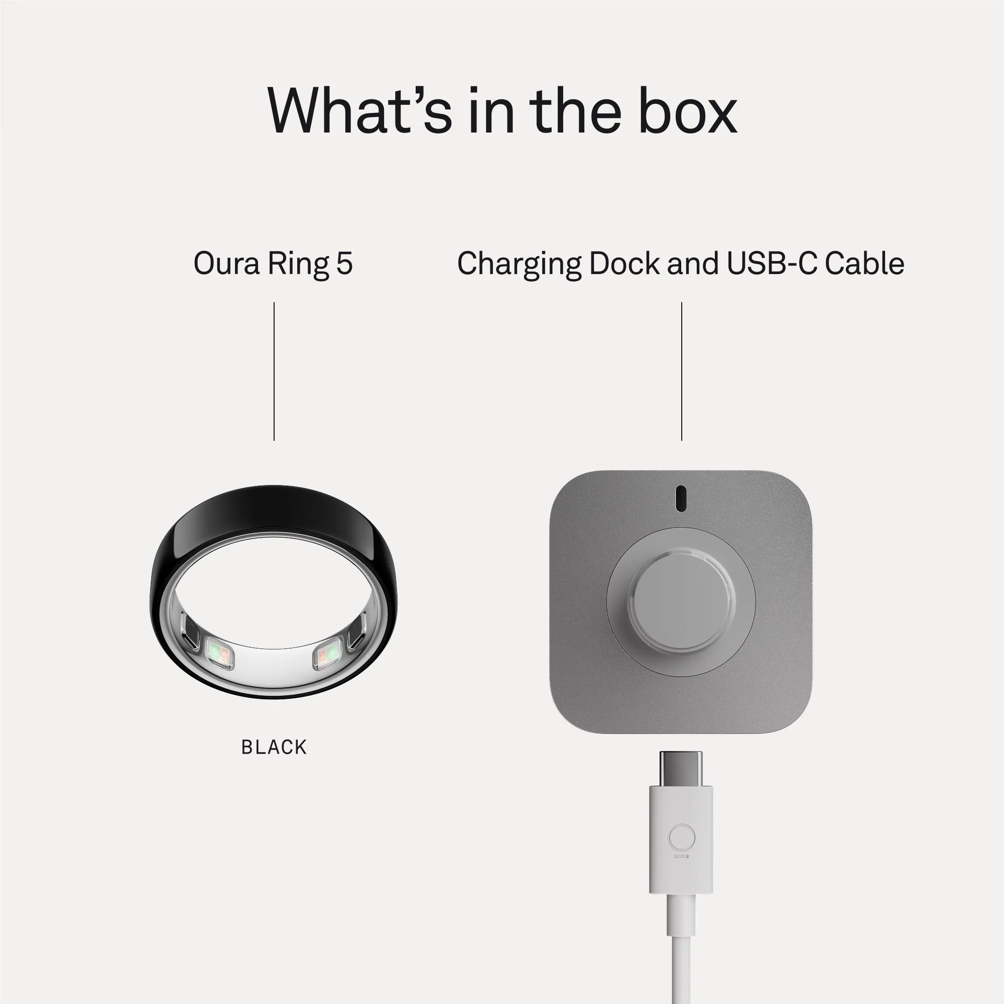 Oura Ring 5 [Size 12] (Black)