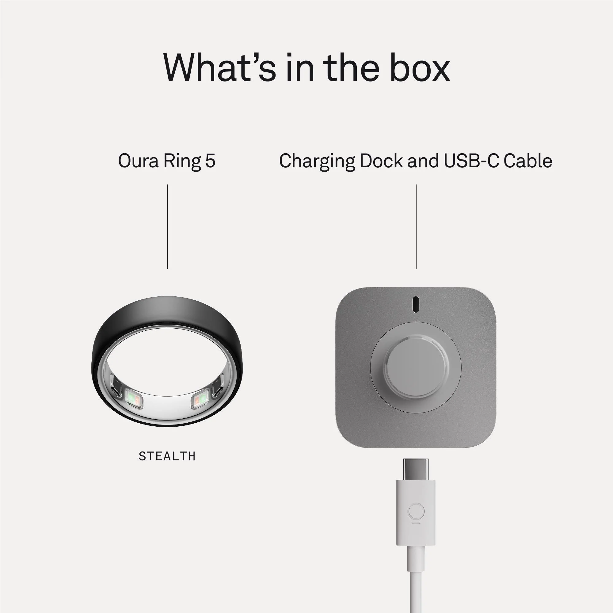 Oura Ring 5 [Size 9] (Stealth)