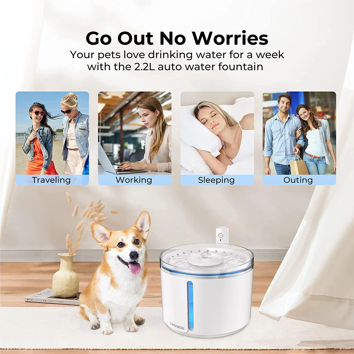1559-dogness-d08-smart-sensor-fountain-2-2l-6.webp Dogness D08 Smart Sensor Fountain 2.2L