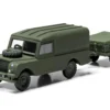 Airfix 1/76 LWB Land Rover (Hard Top) and Trailer