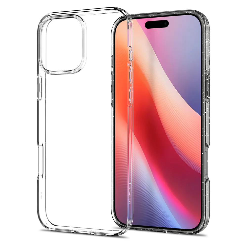 Spigen Apple iPhone 16 Pro Liquid Crystal Glitter Case - Crystal Quartz