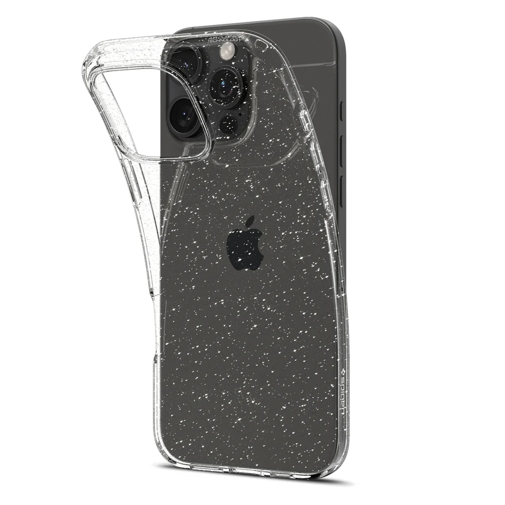 Spigen Apple iPhone 16 Pro Liquid Crystal Glitter Case - Crystal Quartz