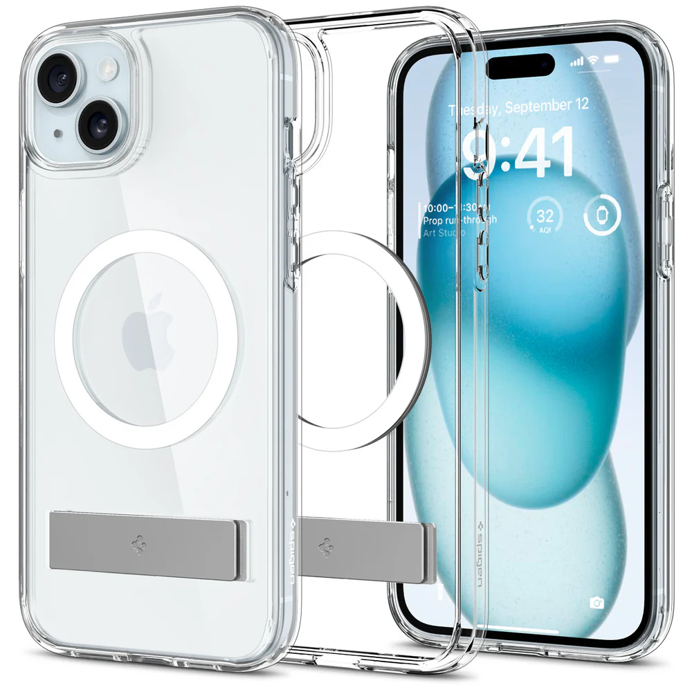 Spigen Apple iPhone 15 Ultra Hybrid S (MagFit) Case - White