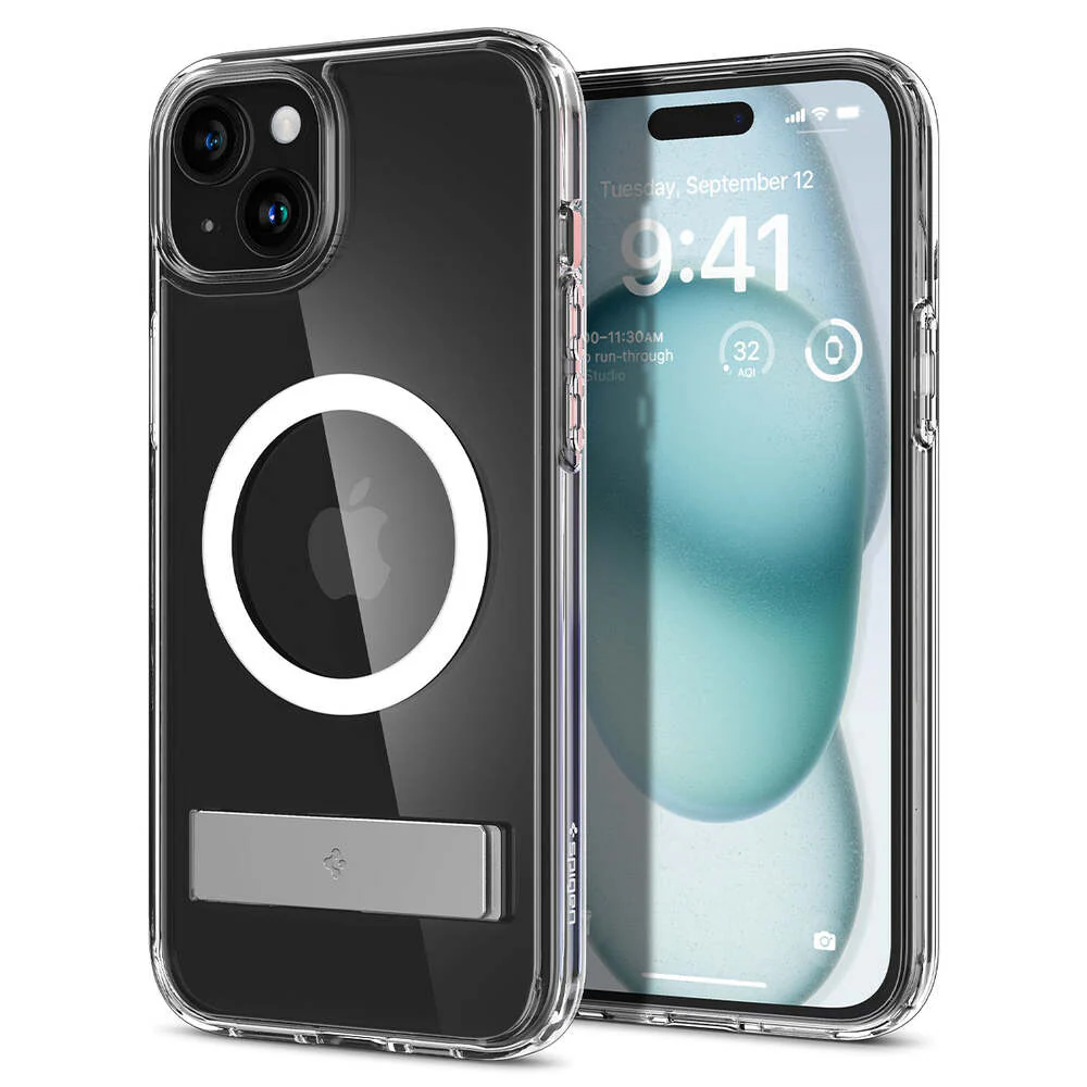 Spigen Apple iPhone 15 Ultra Hybrid S (MagFit) Case - White
