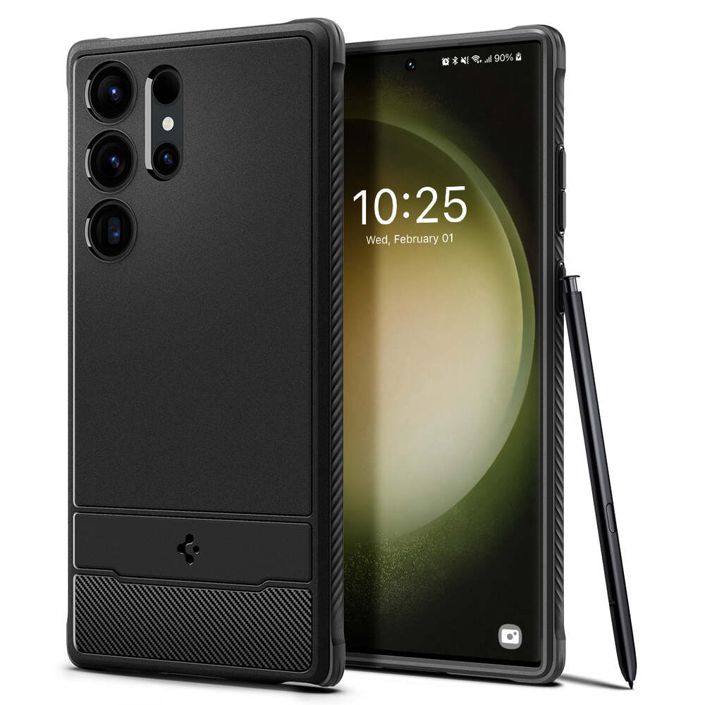 1657-spigen-samsung-galaxy-s23-ultra-rugged-armor-case-black-1.jpg Spigen Samsung Galaxy S23 Ultra Rugged Armor Case - Black