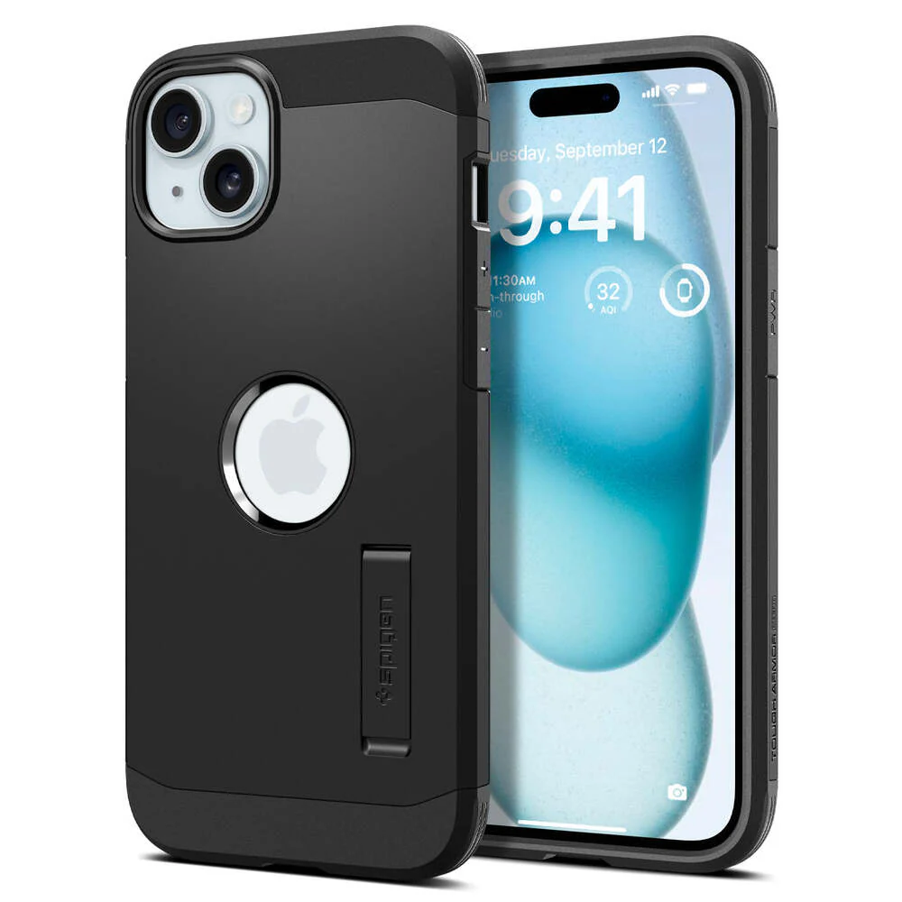 1673-spigen-apple-iphone-15-tough-armor-magfit-case-black-3.webp Spigen Apple iPhone 15 Tough Armor (MagFit) Case - Black