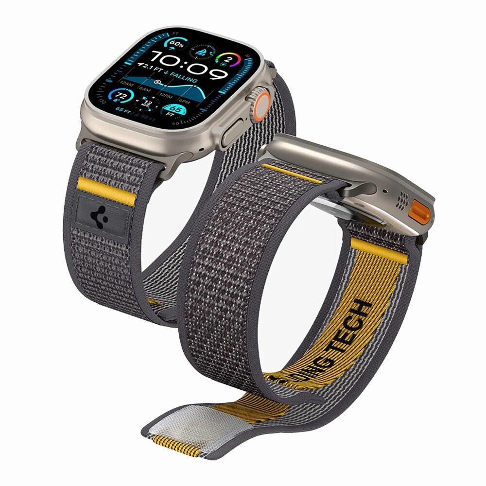 Spigen Apple Watch 49mm 46mm 45mm 44mm 42mm Athlex Air Wristband (Active Grey)