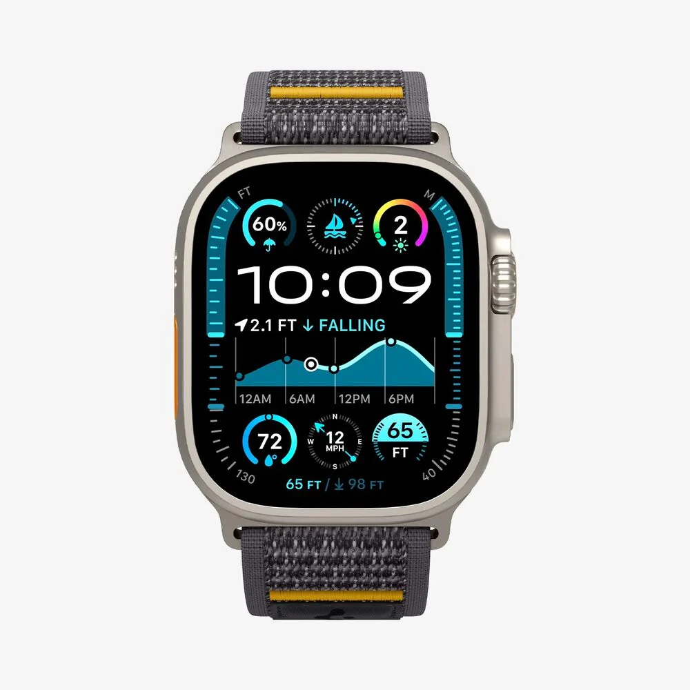 Spigen Apple Watch 49mm 46mm 45mm 44mm 42mm Athlex Air Wristband (Active Grey)