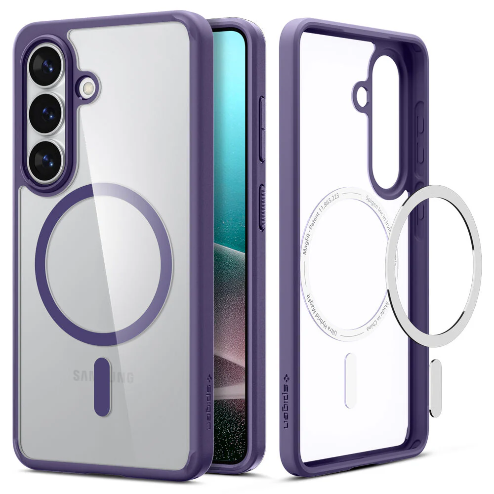 Spigen Galaxy S26 Plus Ultra Hybrid (MagFit) Case (Deep Purple)
