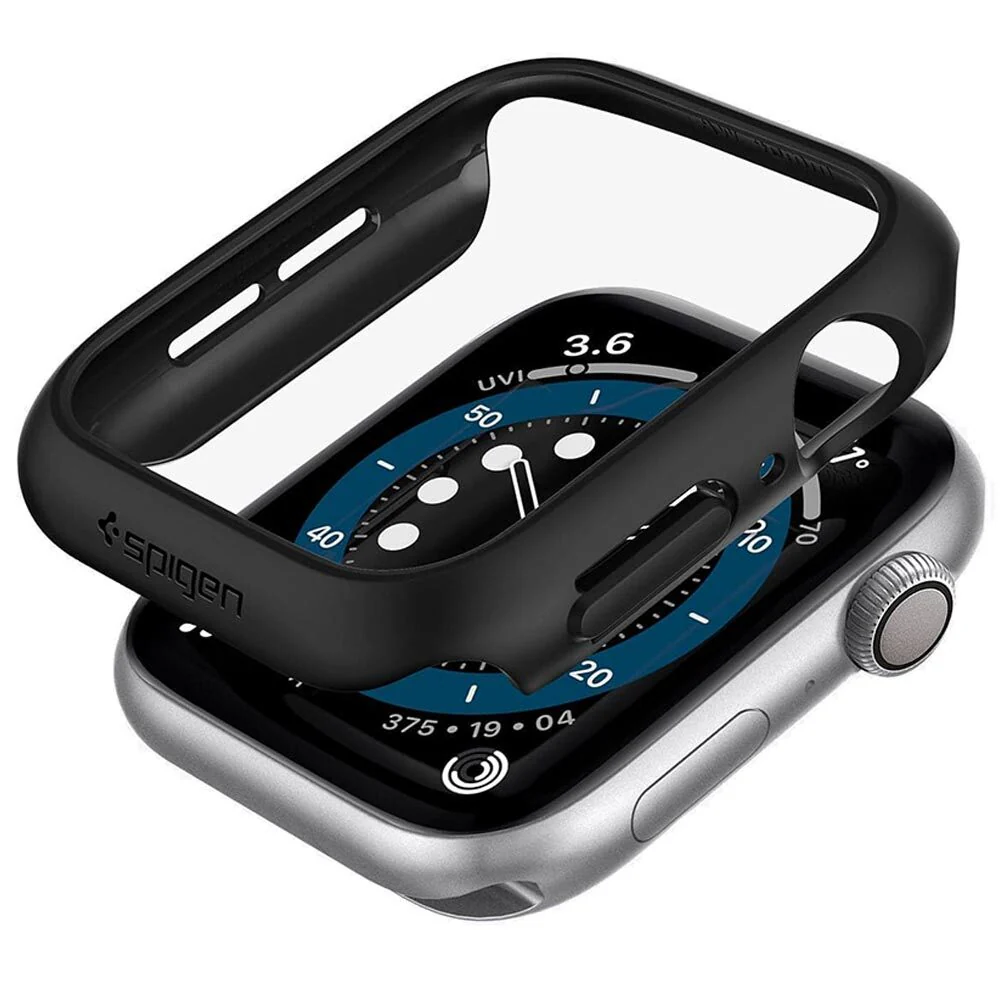 1703-spigen-apple-watch-se3-se2-6-se-5-4-44mm-thin-fit-case-black--1.webp Spigen Apple Watch SE3/SE2/6/SE/5/4 44mm Thin Fit Case (Black)