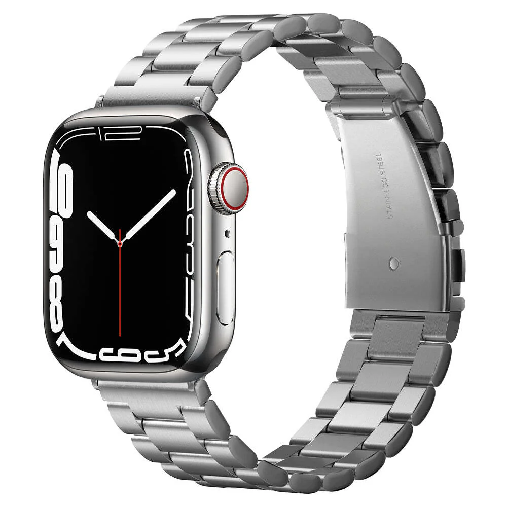Spigen Apple Watch 49mm 46mm 45mm 44mm 42mm Modern Fit Wristband (Silver)