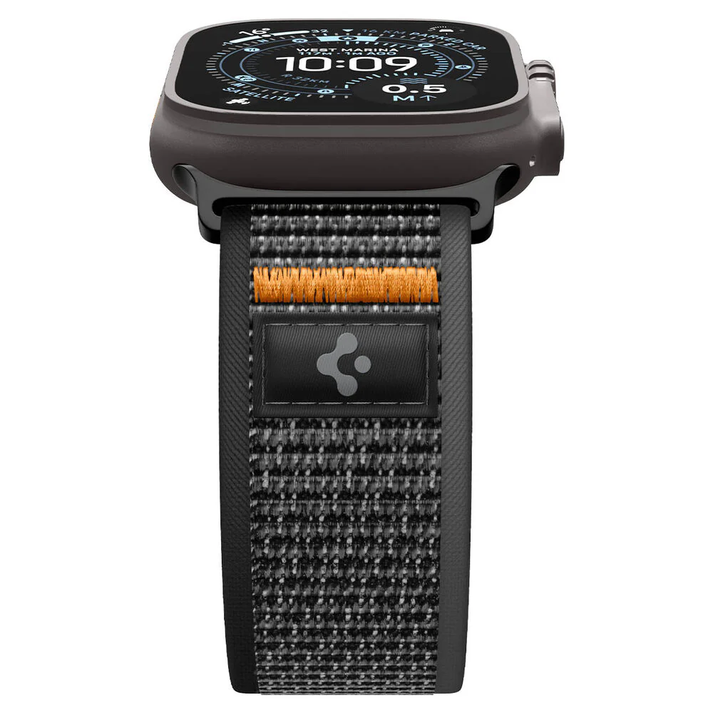 Spigen Apple Watch 49mm 46mm 45mm 44mm 42mm Athlex Air 2 Wristband (Active Black Orange)