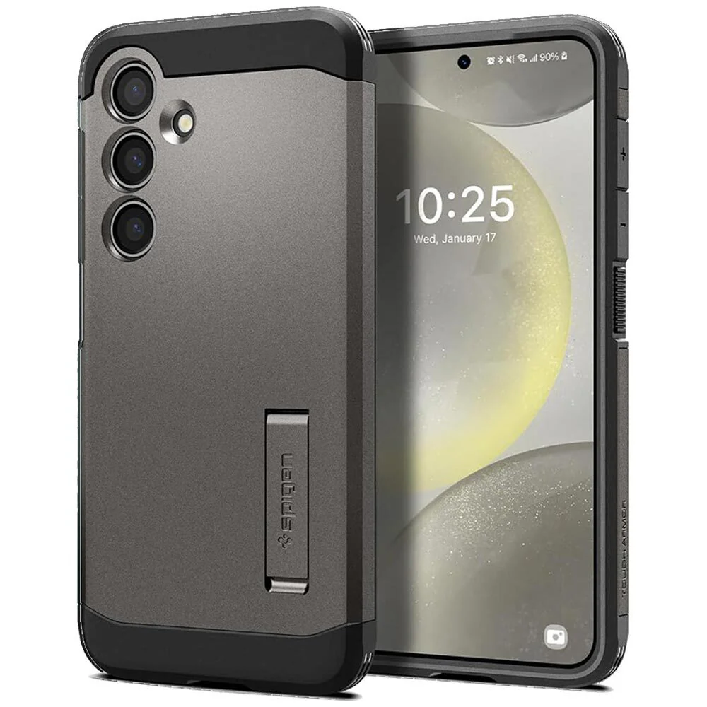 1718-spigen-samsung-galaxy-s24-tough-armor-case-gunmetal-1.webp Spigen Samsung Galaxy S24 Tough Armor Case - Gunmetal