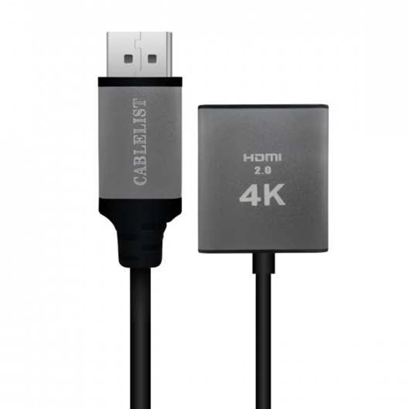 Cablelist 4K DisplayPort Male to HDMI Female Converter Adapter (CLDPHDMIMF)