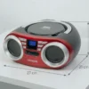 Lenoxx Portable CD Player 4W Speaker with FM Radio & AUX In (Red)