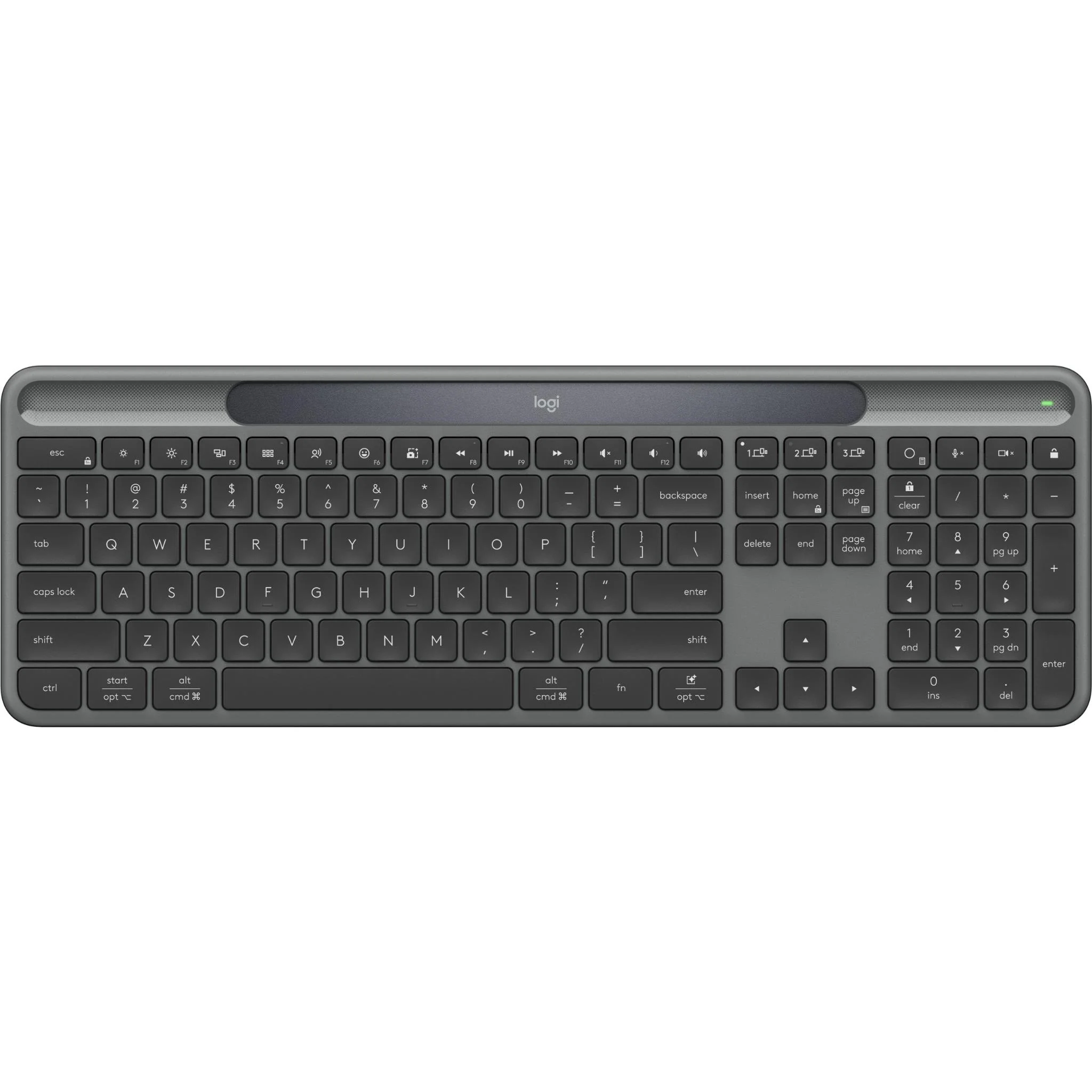 Logitech Signature Slim Solar+ Keyboard (Graphite)
