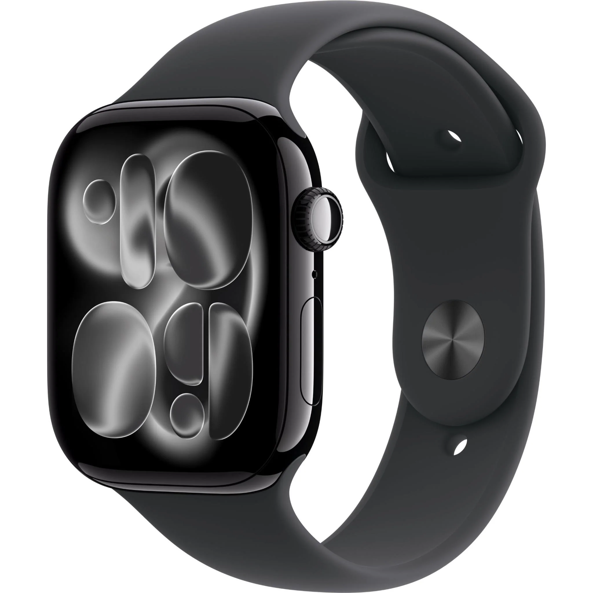 Apple Watch Series 11 46mm Jet Black Aluminium Case GPS Sport Band (M/L) [Black]