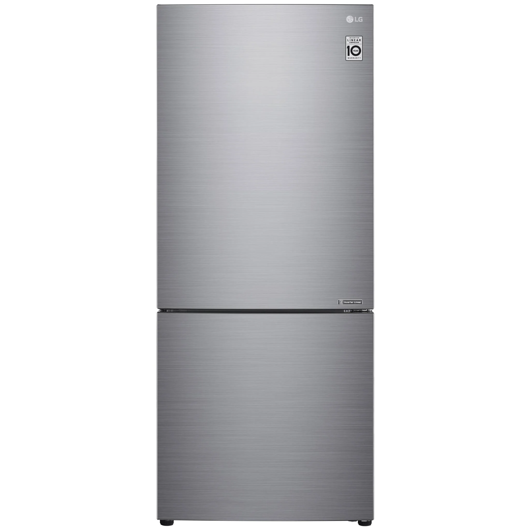LG GB-455PL 420L Bottom Mount Fridge (Stainless Steel)