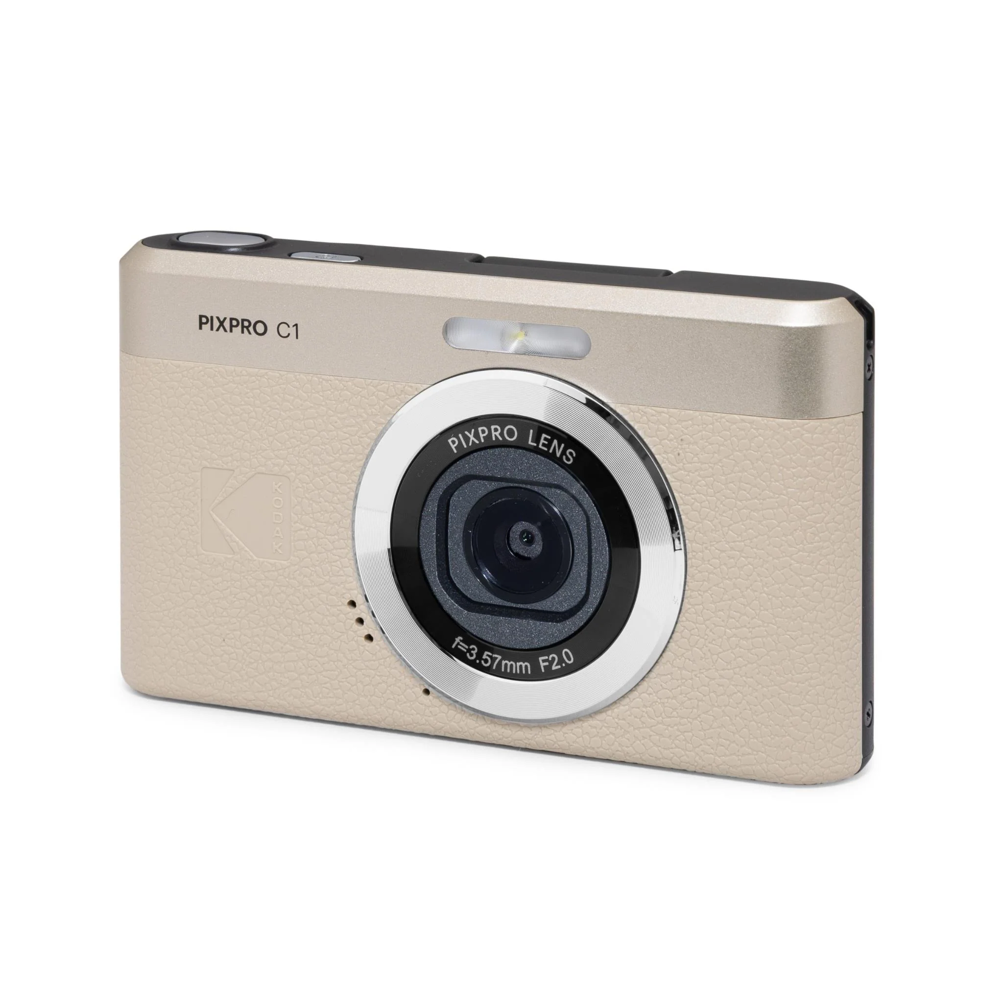 Kodak Pixpro C1 Digital Camera with MicroSD Card Bundle (Tan)