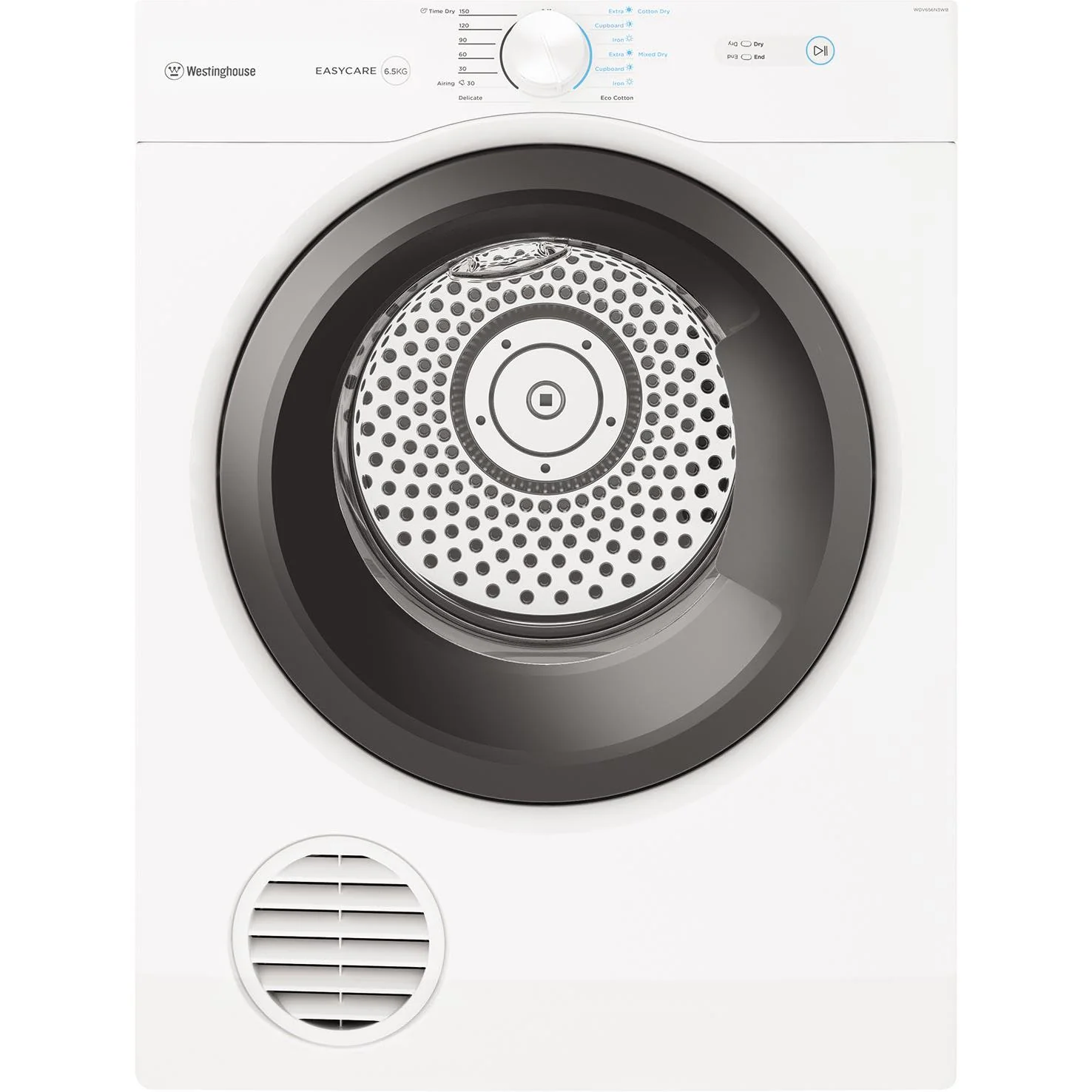 299-westinghouse-wdv656n3wb-6-5kg-vented-clothes-dryer-1.webp Westinghouse WDV656N3WB 6.5kg Vented Clothes Dryer