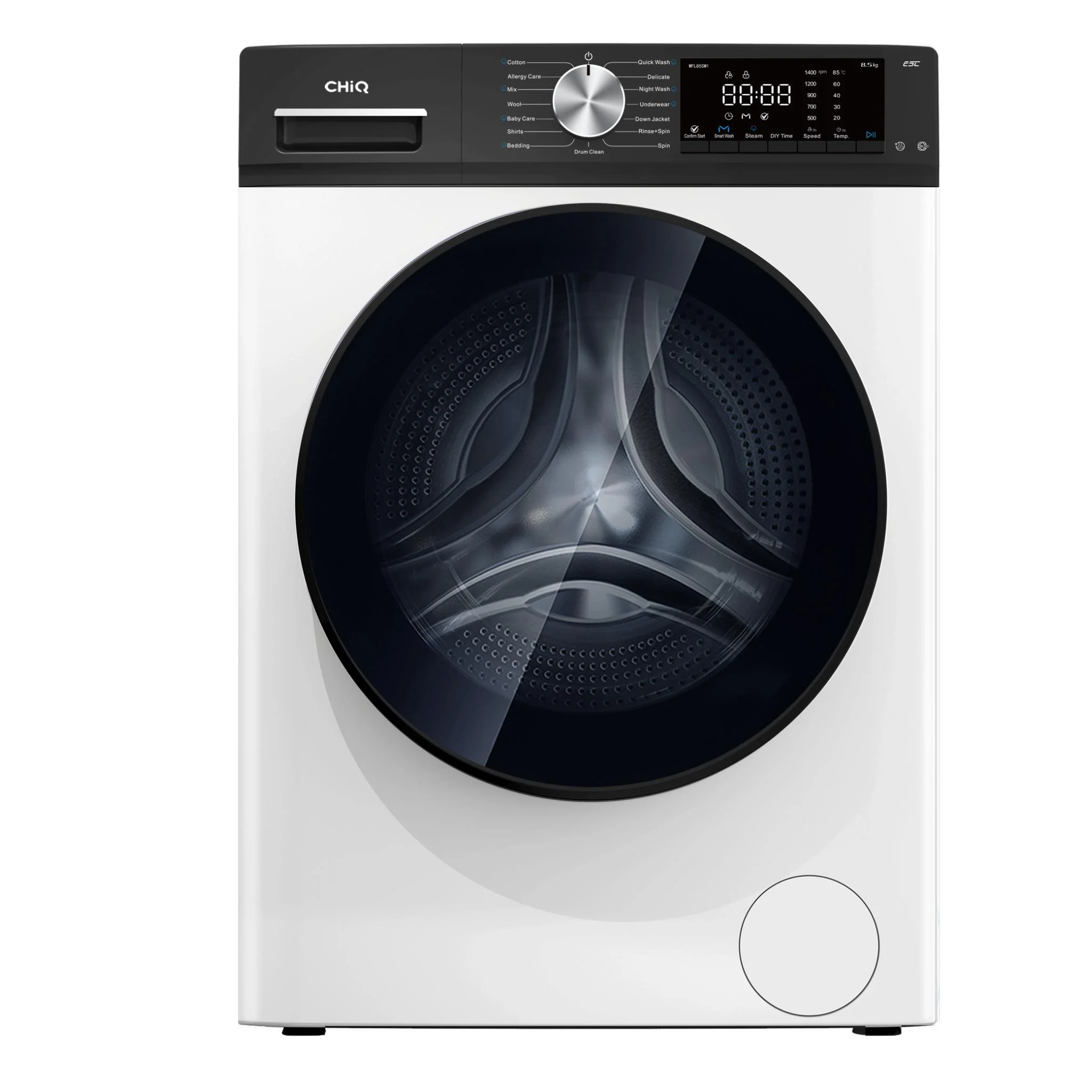 382-chiq-wfl85sw1-8-5kg-front-load-washer-1.webp CHiQ WFL85SW1 8.5kg Front Load Washer