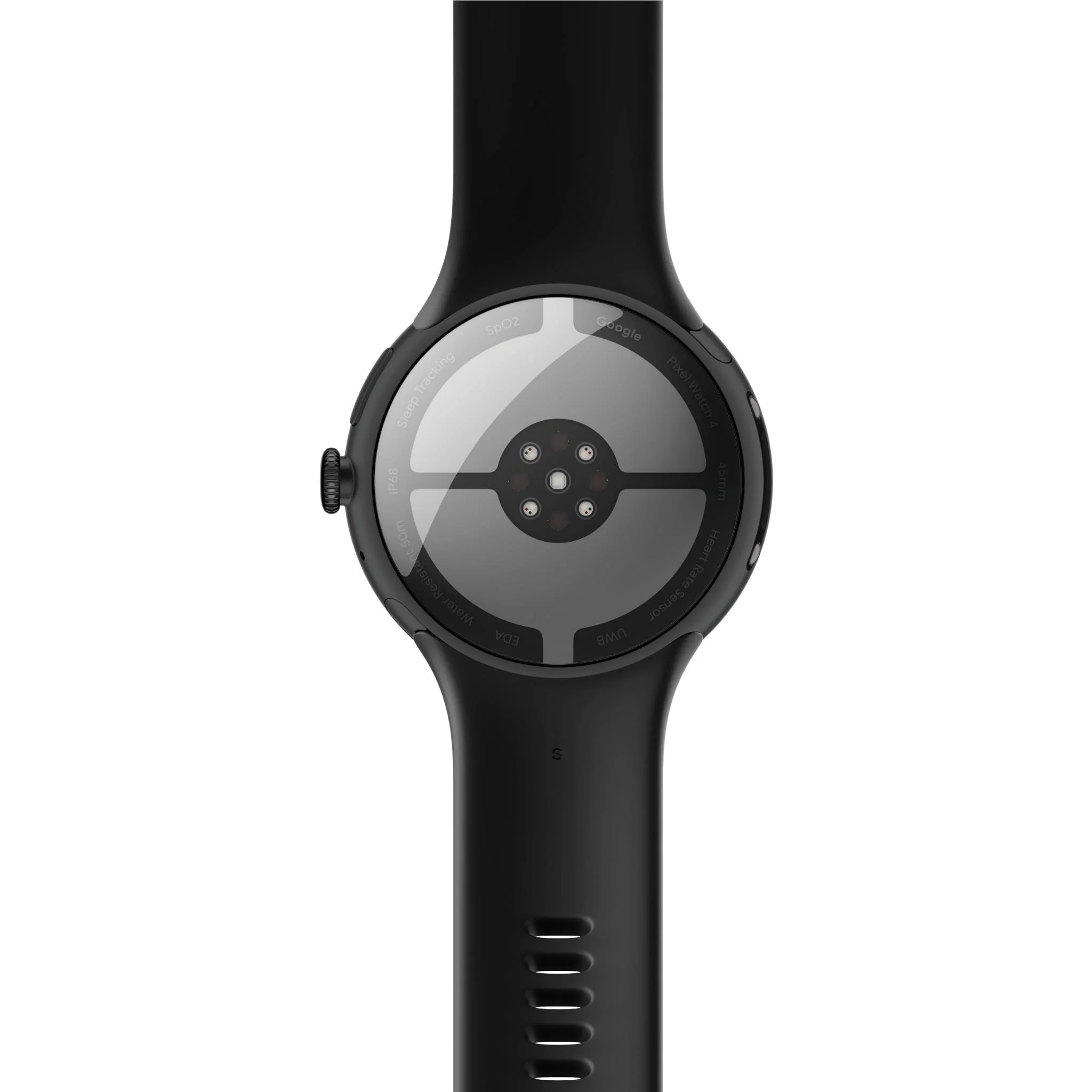 Google Pixel Watch 4 LTE 45mm ((Matte Black with Obsidian Active Band)
