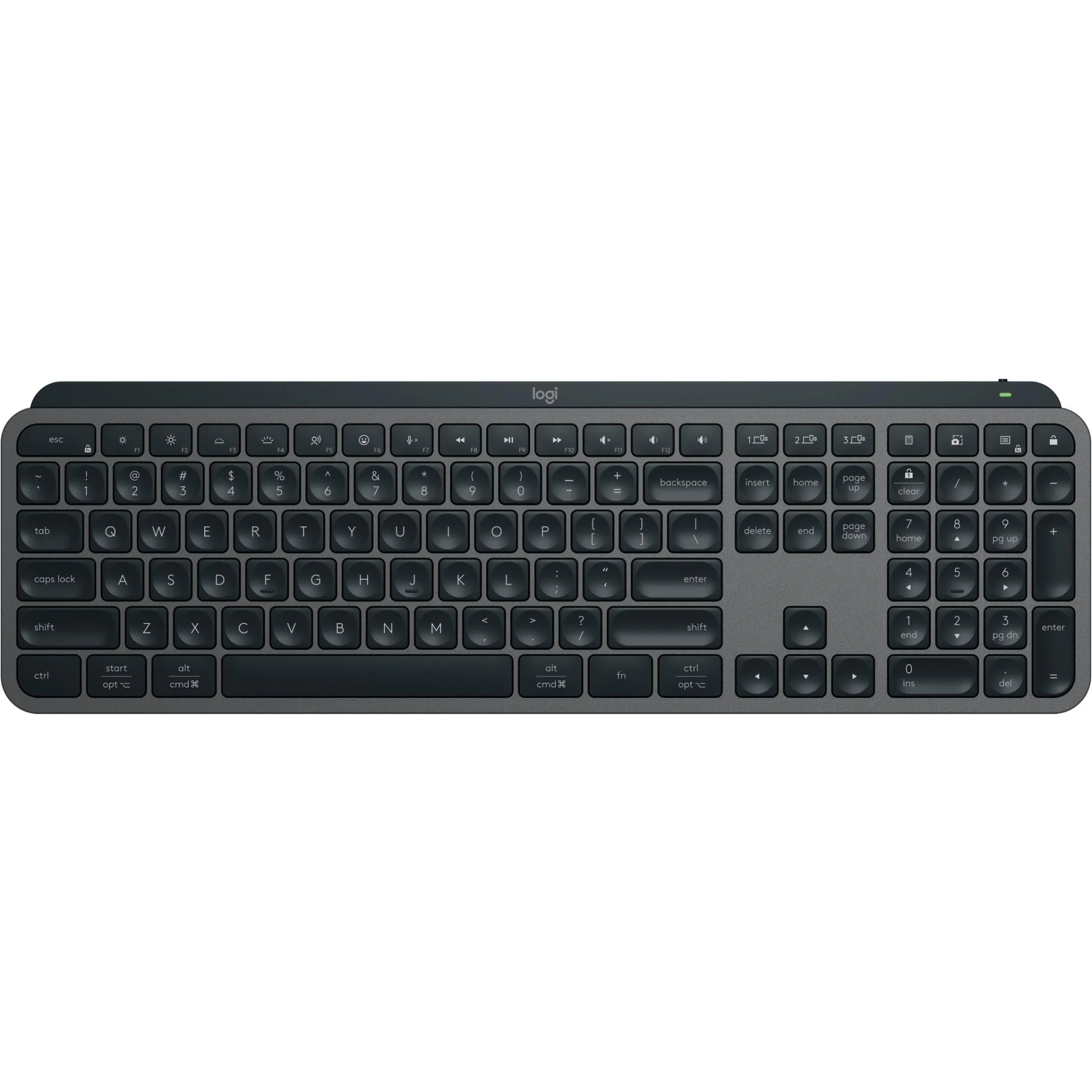 Logitech MX Keys S Advanced Wireless Illuminated Keyboard (Graphite)