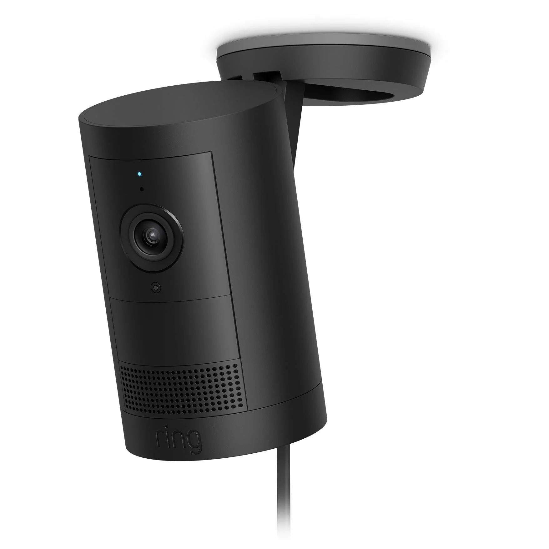 Ring Outdoor Security Camera Plus 2K Plug-In (Black)