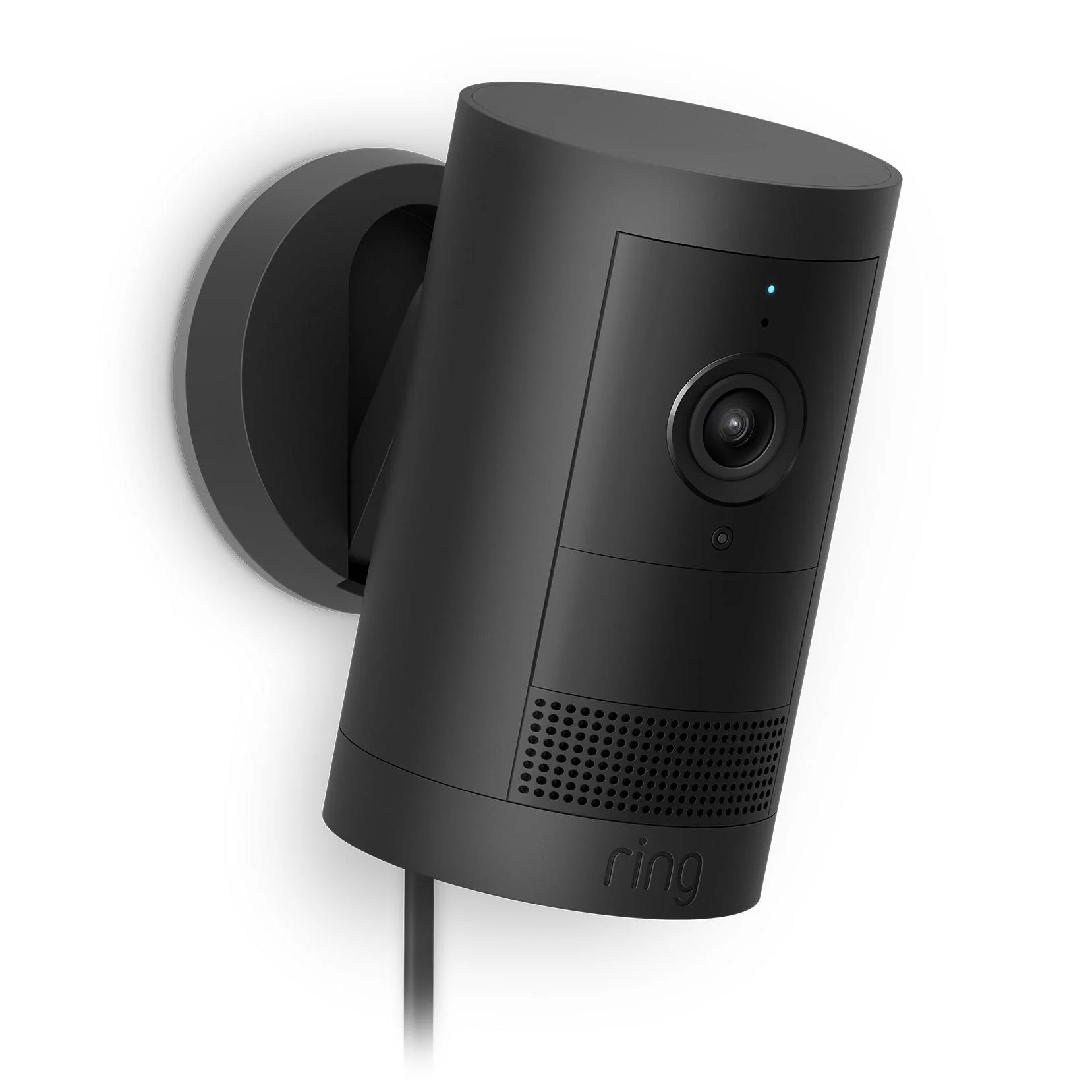Ring Outdoor Security Camera Plus 2K Plug-In (Black)
