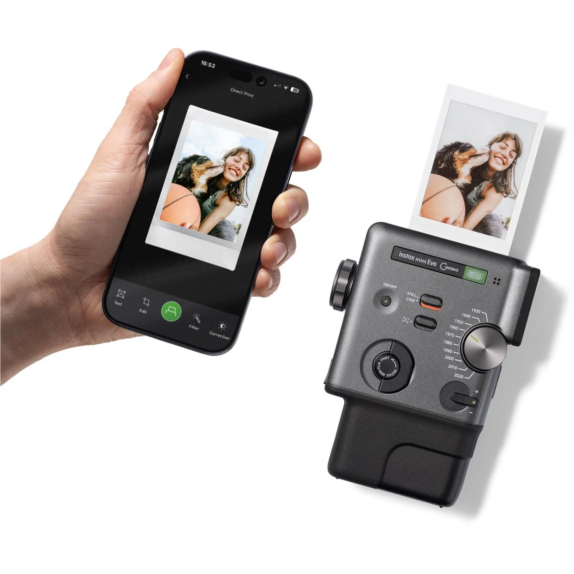 Fujifilm Instax Mini Evo Cinema Instant Camera