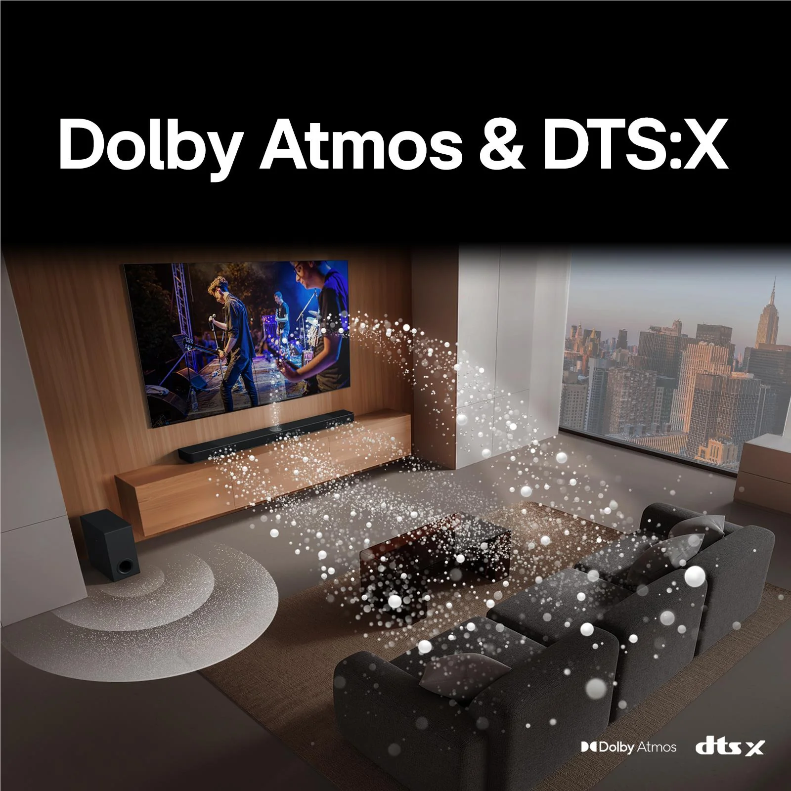 LG Q Series S70TY 400W 3.1.1 Channel Soundbar with Dolby Atmos