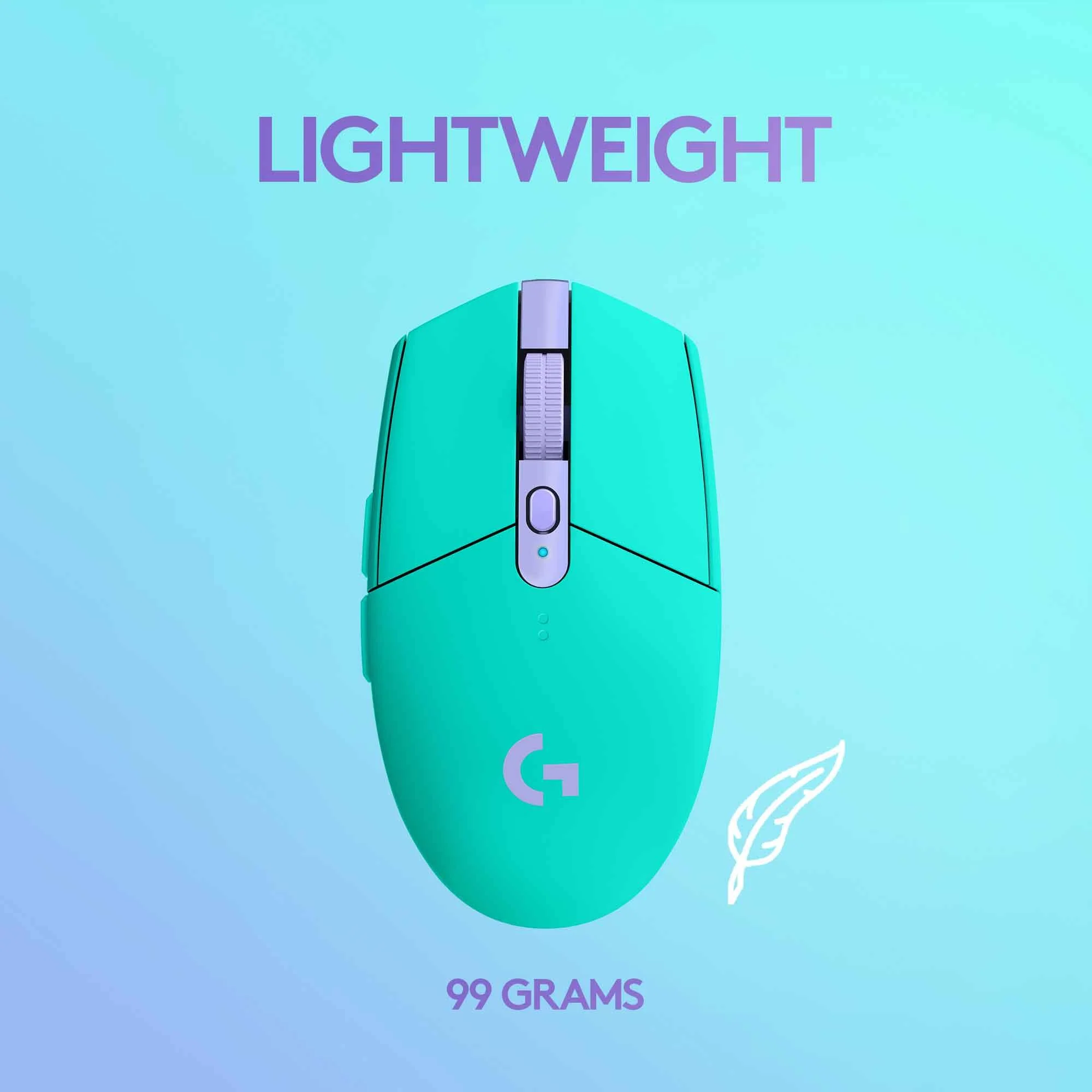 536-logitech-g305-lightspeed-wireless-gaming-mouse-mint--4.webp Logitech G305 Lightspeed Wireless Gaming Mouse (Mint)
