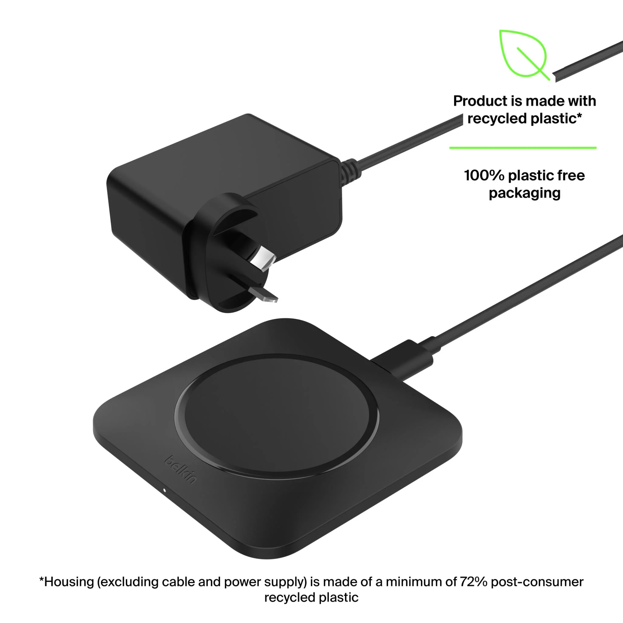 Belkin BoostCharge Universal Easy Align 15W Wireless Charging Pad