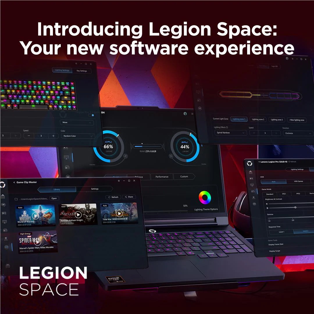 Lenovo Legion Pro 7 16IAX10H 16" WQXGA 240Hz OLED Gaming Laptop (Intel Core Ultra 9-275HX)[GeForce RTX 5080]