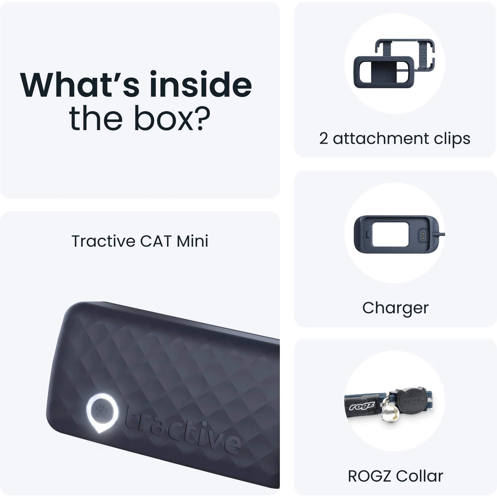 Tractive Mini GPS Tracker Cat 4 (Midnight Blue)